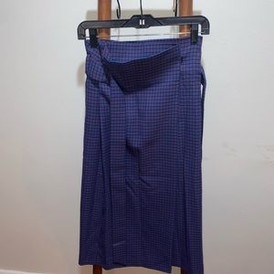 Zara checkered pencil skirt